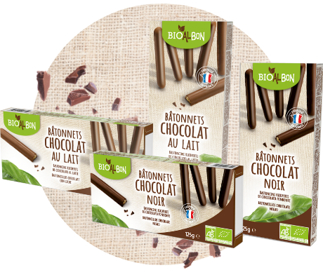 Bâtonnets chocolat